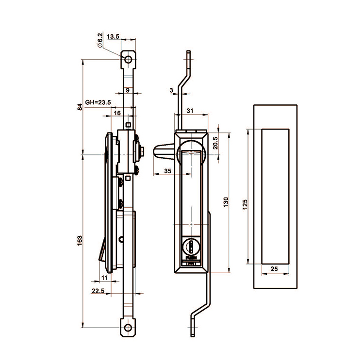 Pressione o Bounce Rocker Lock-A8201