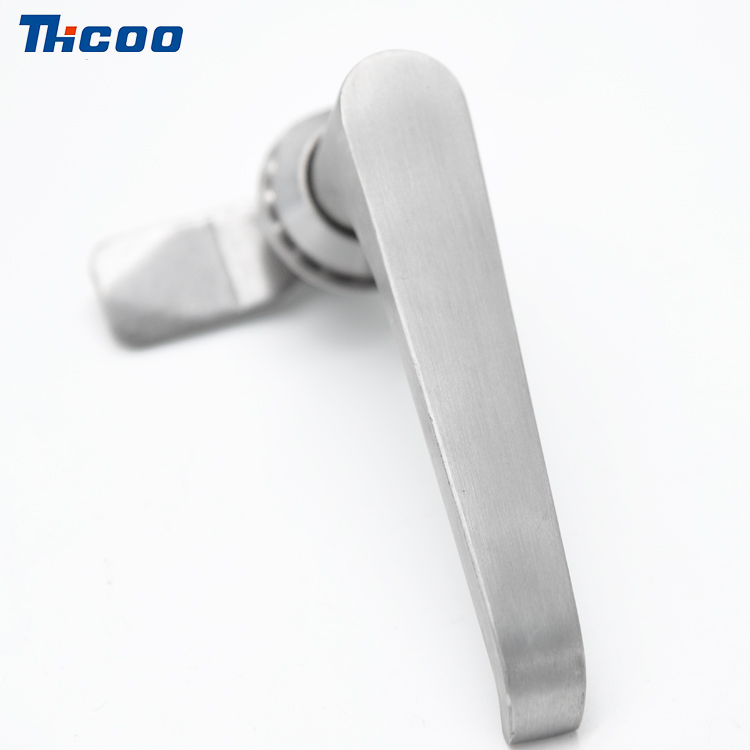 Trava de came de aço inoxidável resistente em L com alça-A6095-1