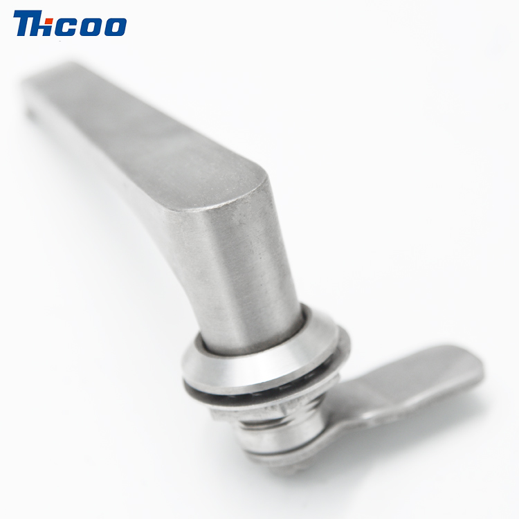Trava de came de aço inoxidável resistente em L com alça-A6095-1