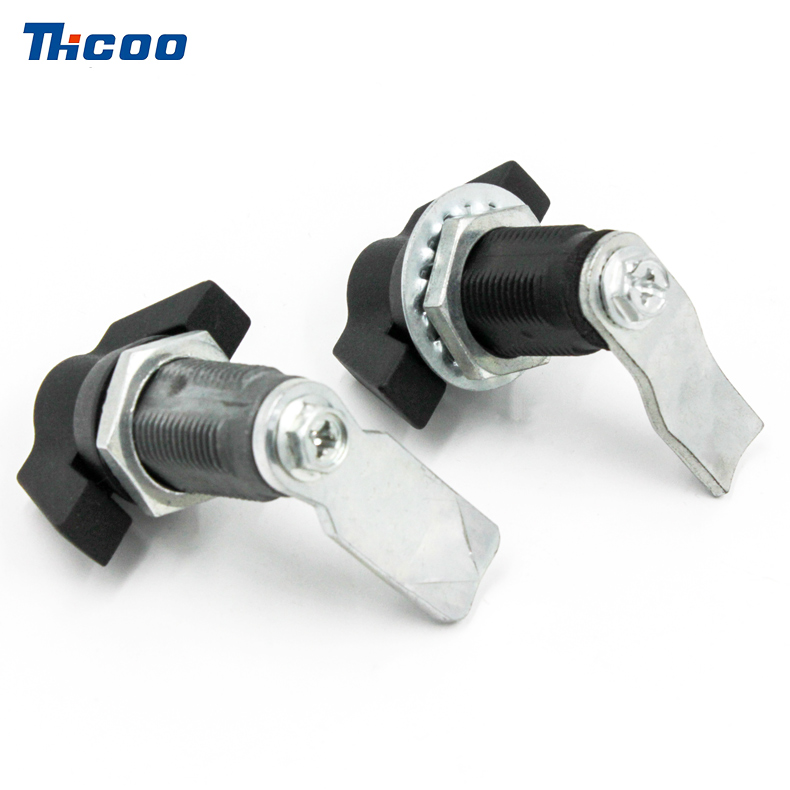 Tipo de alça Cam Lock, preto, com trava Core-A6091-1111