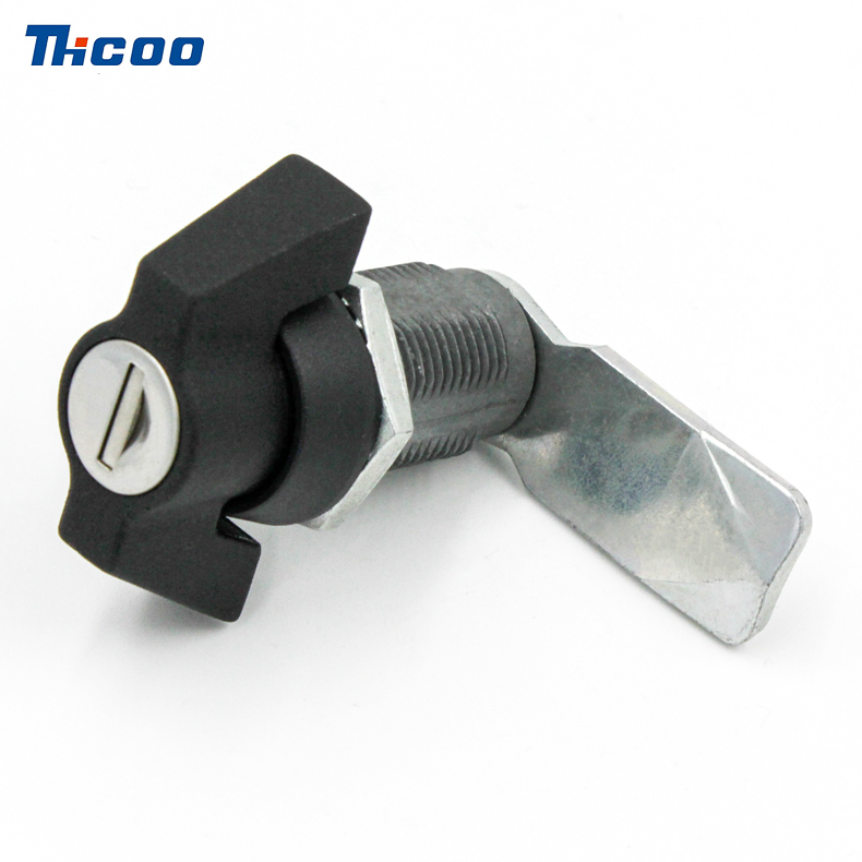 Tipo de alça Cam Lock, preto, com trava Core-A6091-1111